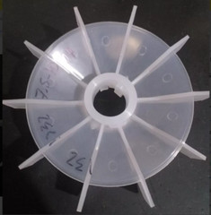 WEG motor Fan Ventilator SUBSTITUTE 10 blades OD 6.5″ x 1.125″ ID NOT ORIGINAL