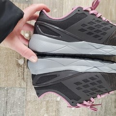 Reebok Nanoflex TR Womens Work Shoes Sz 7.5 W Composite Toe Brown Pink Sneakers