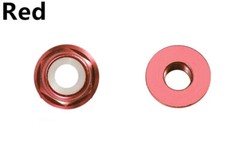 Multicolor Aluminum Hex Flange Lock Nut With Nylon Insert M2 M3 M4 M5 M6 M8