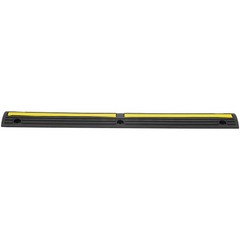 4-Pack 39in Rubber Cable Protector Ramp, 18000lb Load, Anti-Slip & Reflective