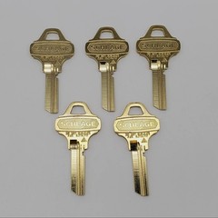 Schlage Everest 35-007 C235 Key Blanks Nickel Silver 6 Pin Lot Of 5 NOS