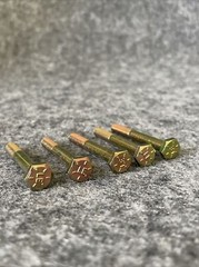 Lot Of 85 1/4-20 x 2″ Hex Head Screw Zinc Yellow-Chromate Plated Grade 8 Steel
