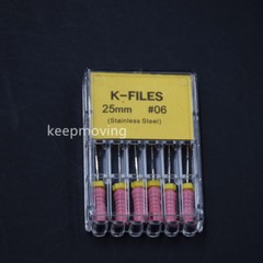 10-100Packs Dental Endo Files K-FILES Stainless Steel Hand Use 21 25 31 mm