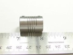 6.35 mm x 6.35 mm 1/4″ Aluminum Flexible Shaft Coupler Coupling Linear Motion