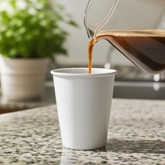 Coffee Cups, 100 Count 12 Oz Paper Cups, Disposable Cups for Hot and Cold,