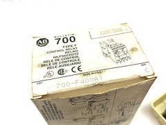 Allen Bradley 700-F400A1 Ser. C Type F Control Relay 110V-50Hz, 120V-60Hz