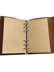 Leather Writing Journal Notebook, MALEDEN Classic Spiral Bound Notebook