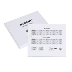 AZDENT Dental Orthodontic Self-Ligating Bracket Braces Roth/MBT .022 Hooks 3 4 5