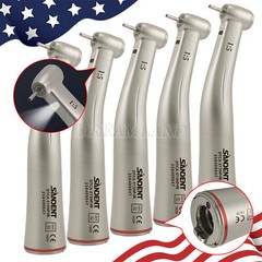 1-5 SANDENT Dental 1:5 Increasing Fiber Optic Contra Angle Handpiece Electric