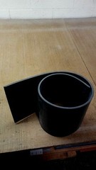Neoprene Rubber Sheet Solid 3/8″ Thick x 4″ W x 12″ L Rect Pad 60 Duro Std Flex