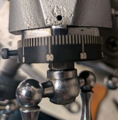 Craftsman Atlas 10″ 12″ lathe Compound Large dial 0-100 (Fits over ~1.0 dial)