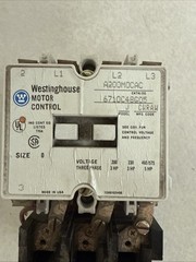 Read Westinghouse Cutler Hammer A200MOCAC 6710C48G05 Model J Motor Control