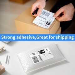 RONGTA 4×6 Thermal Labels, Fanfold Shipping 1 stack | 100 labels, White