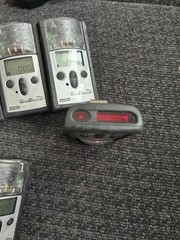 5 Unit Industrial Scientific Gas Badge Pro Carbon Monoxid CO Detector,18100060-1