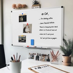 36 X 24 inches Magnetic Dry Erase Board with Aluminum Frame, Whiteboard for