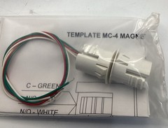 SDC MC-4 SPDT .5A Concealed Access Control Door Status White Finish 2 Piece ⚪️