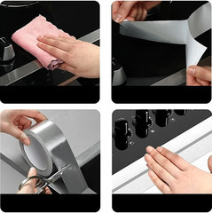 10m Aluminum Foil Tape 10M Heat Resistant Kitchen Greaseproof Seal