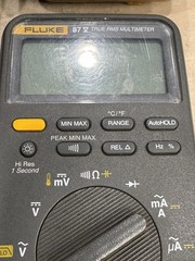 FLUKE 87 True RMS Industrial Digital Multimeter, With Case & Leads!