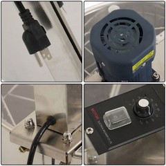 4/8 Frames Electric Honey Extractor Beekeeping Equipment 1300RPM Stainless Steel