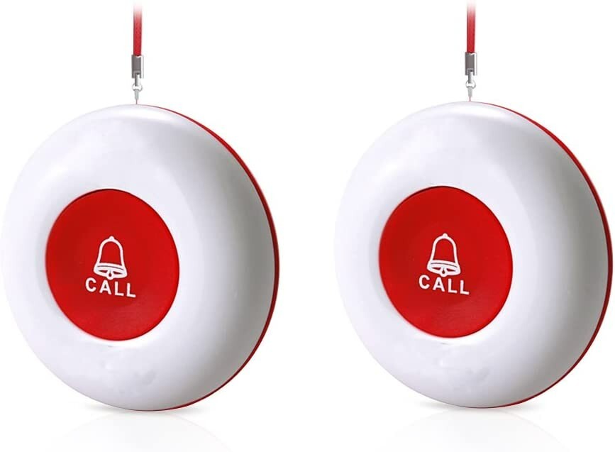 CallToU Call Buttons for Caregiver Pager （Need to Be Paired with Receiver)