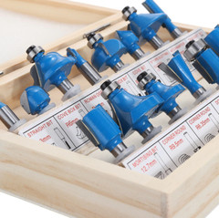 15Pcs Carbon Milling Cutter Router Bit Set Tungsten Carbide Router 1/4″ Shank US