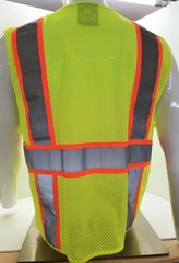 FX Two Tone High Visibility Reflective Yellow Safety Vest (XSmall-5XL)