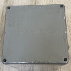Cantex Square Junction Box PVC 4″ x 4″ x 4″