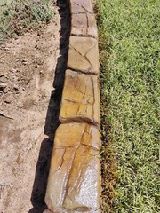 1 Concrete Landscape Curbing Texture Ransom Canyon Natural Stone Stamps