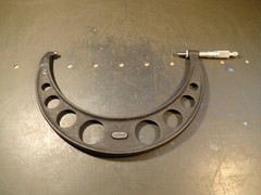 Moore & Wright 225-250mm x .02mm Oustide Micrometer with Calibration Rod England