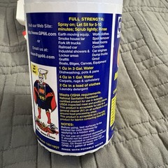 LOT OF 2 – GP66 MIRACLE CLEANER & DEGREASER CONCENTRATED 32OZ 1 QT SPRAY BOTTLES