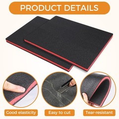 4 Pcs Tool Box Foam, 16 x 12 x 1 Inch Polyethylene Storage Sheets, Pluck Foam…