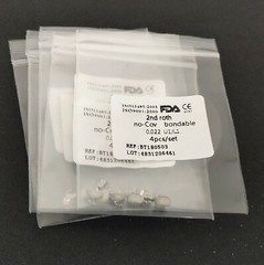 100Packs Dental Orthodontic Buccal Tube 2nd Roth 0.022 Molar Bondable No-cov