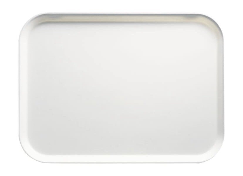 Cambro 14″ x 18″ Rectangular White Customizable Fiberglass Camtray .12/case