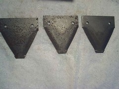 BOX WHITAKER HAY CUTTING UNDERSERRATED SECTION BLADE PARTS,binders,oliver,kosh
