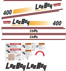Leeboy 400 Roller Decal Kit- Very high quality aftermarket decals