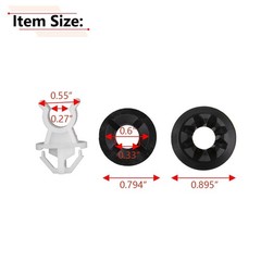 3PCS Hood Support Prop Rod Clip Grommet Compatible with Honda Accord Odyssey Pre