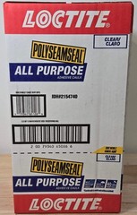 Loctite Polyseamseal Clear All Purpose Latex Caulk Sealant Case of 12x 10 oz 215