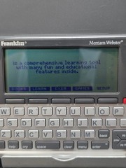 Franklin Merriam-Webster MWD-1490 Pocket Digital Dictionary Language Translator