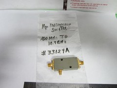 HP SWITCH 33124A 12.4 GHz RF MICROWAVE FREQUENCY BIN#F6-32
