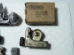 4 Vtg Tight Quarters Tubing Cutters Ridgid 104 The Imperial Brass Mfg Co