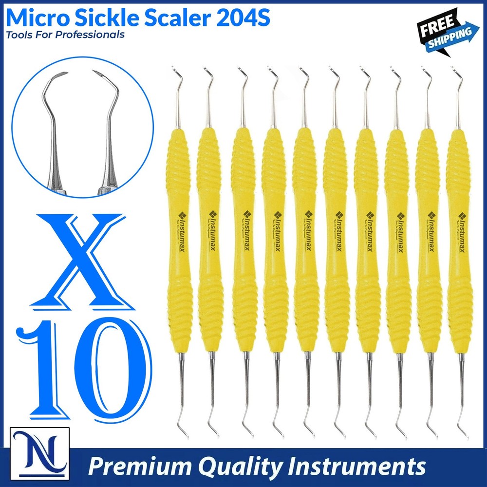 Dental Instrument SICKLE SCALER 204S Hygiene Posterior Scalers Tartar Remover