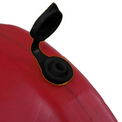 Set of 10 Black Easy Install Gas Can Air Vents for Plastic Containers Free Ship!