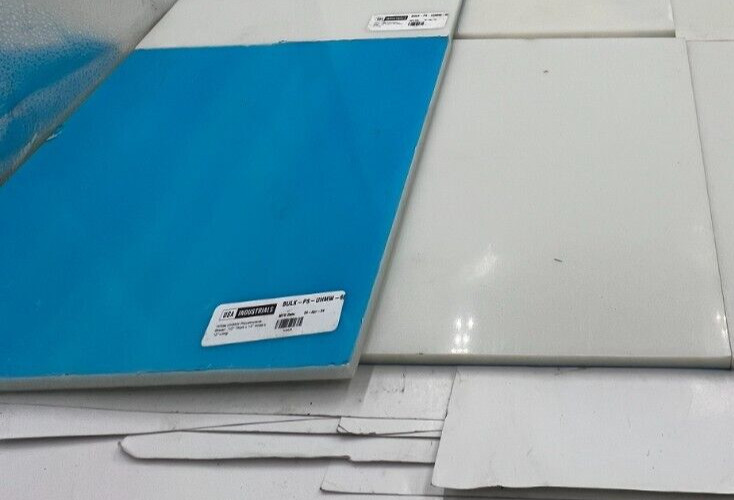 (QTY 2) USA Industrials Polyethylene Plastic Sheet White UHMW BULK-PS-UHMW-66