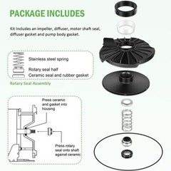 High Quality 023705 2HP Lawn Sprinkler Pump Repair Kit for Multiple Brands