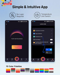 TC001 Thermal Camera for Android Super IR 512×384 High Resolution (not for iOS)