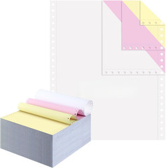 9.5×11 Continuous Feed Fanfold Paper for Dot Matrix Printers, 800 Sheets