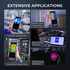 Thermal Camera TOPDON TC001 for Android 256×192 IR Higher Resolution -20 to 550℃