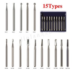 Dental Carbide Burs 330 245 701 702 557 2 3 4 5 Taper Fissure FG High Speed Bur