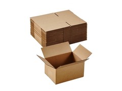 25 Packs Small Shipping Boxes 7X5X4 Inches, Kraft Corrugated Cardboard Boxes,…