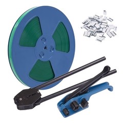 Banding Strapping Kit w/ 300FT PET Strap 500 Seals 1400LBS Pallet Tensioner